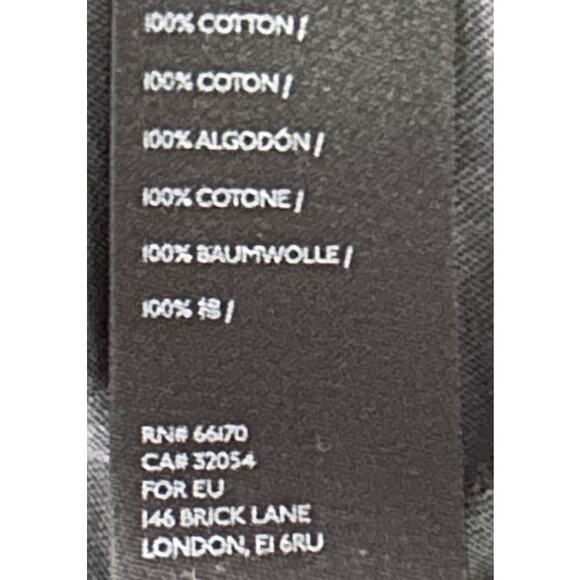 NWT We The Free Aubrey One Shoulder Black Cotton Tee Medium - Picture 9 of 9